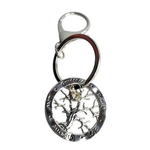 Ganz TREE of LIFE Circle Charm Token Guidance Family Love Life Keychain